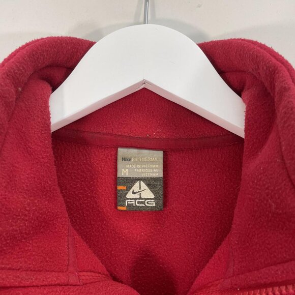 Red Nike Acg Fleece - Picture 3 of 3
